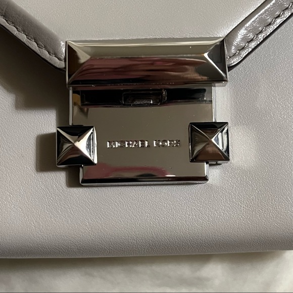 Michael Kors Mini Whitney Grey Crossbody Bag - Picture 6 of 15